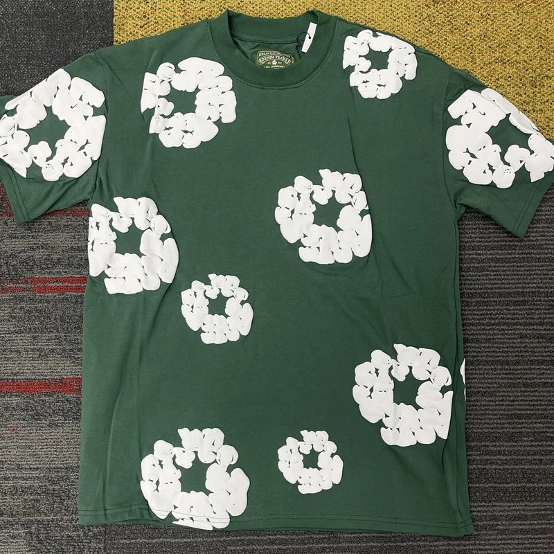 Limited time special) dark green short sleeved shirt