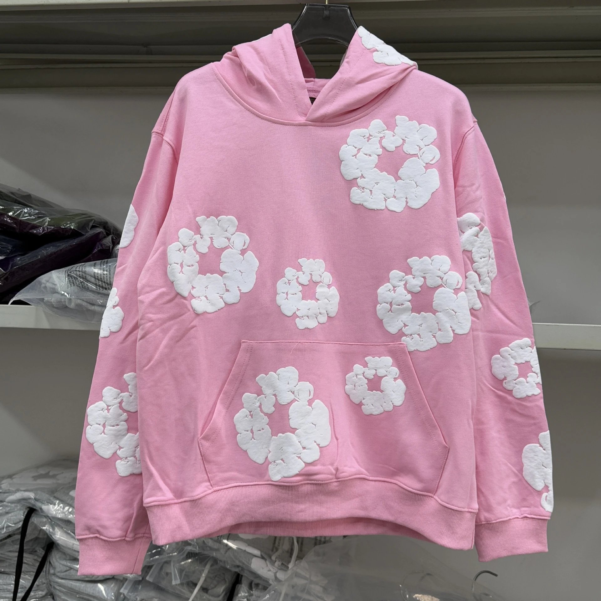 Pink hoodie