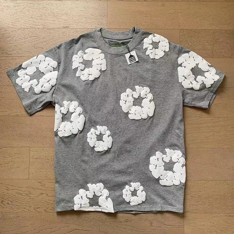 Limited time special gray short sleeved shirt