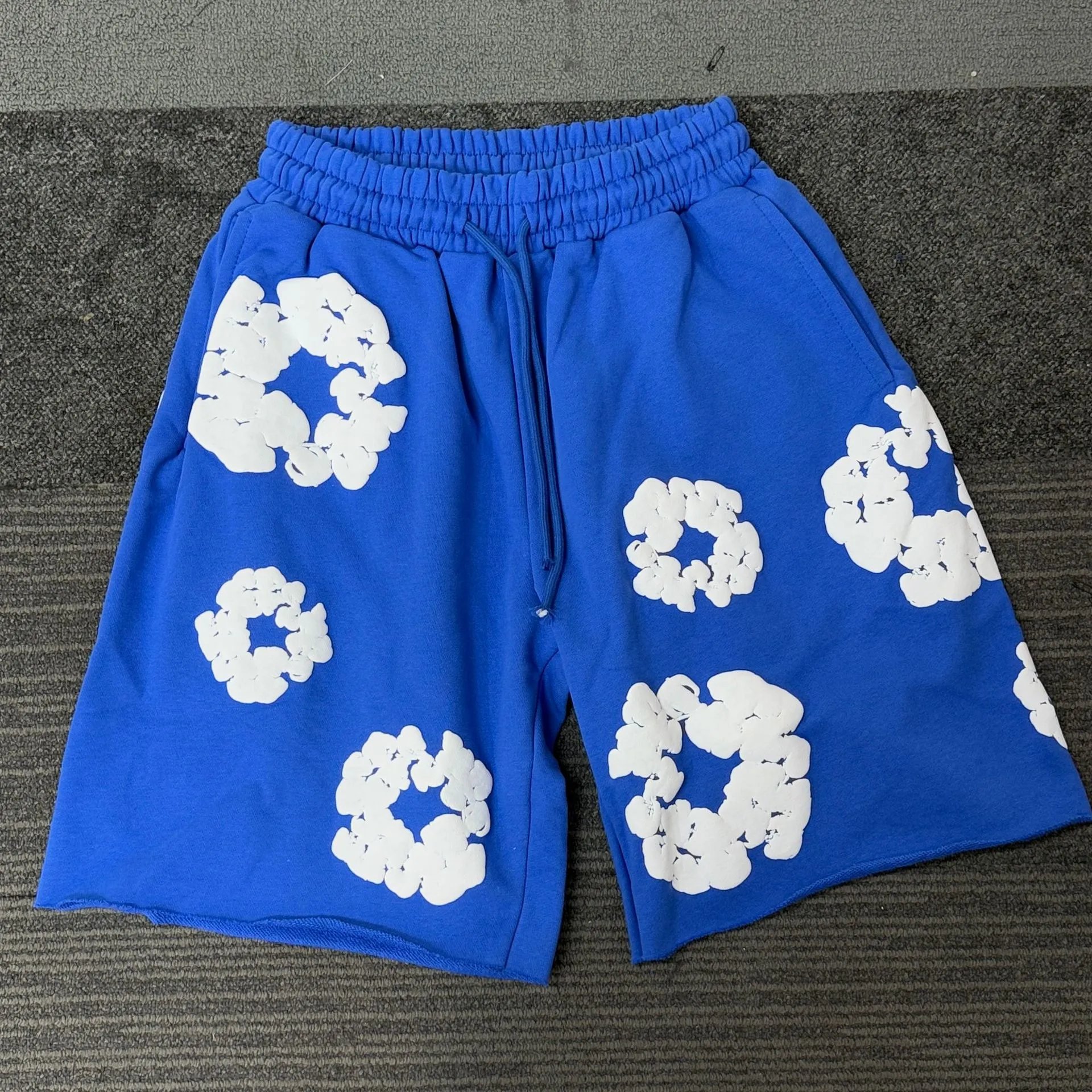 Color blue shorts