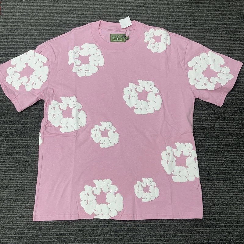 Limited time special pink short sleeved shirt