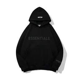 thumbnail for Multi-thread Esse Wholesale New Trendy Chest LOGO Hooded Sweatshirt FOGntials Casual Versatile Hoodie-MLMLSPHO0202