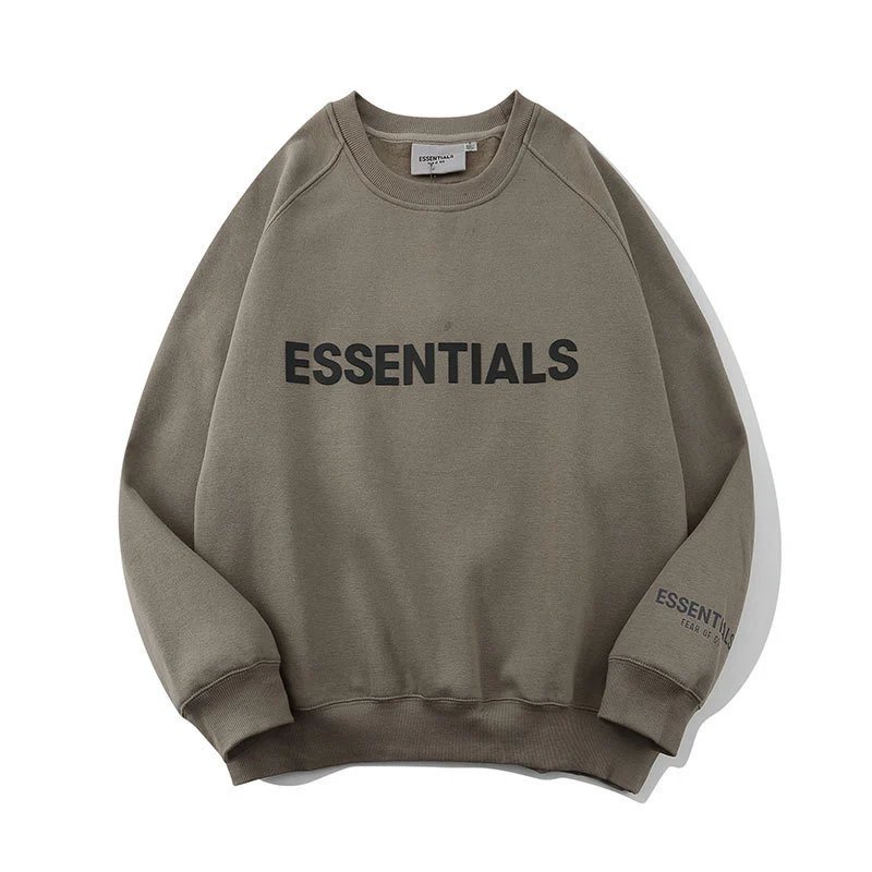 Grey round neck