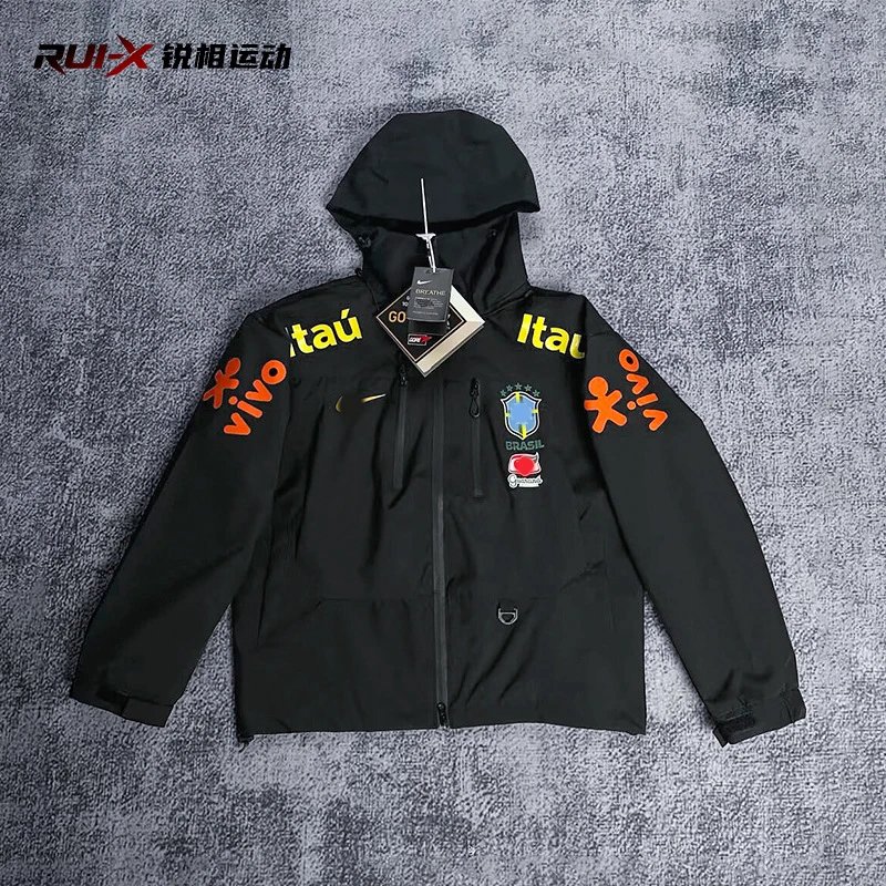 [New] Brazil Windbreaker Black