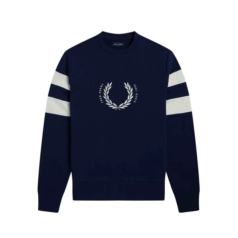 Dark Blue Embroidered