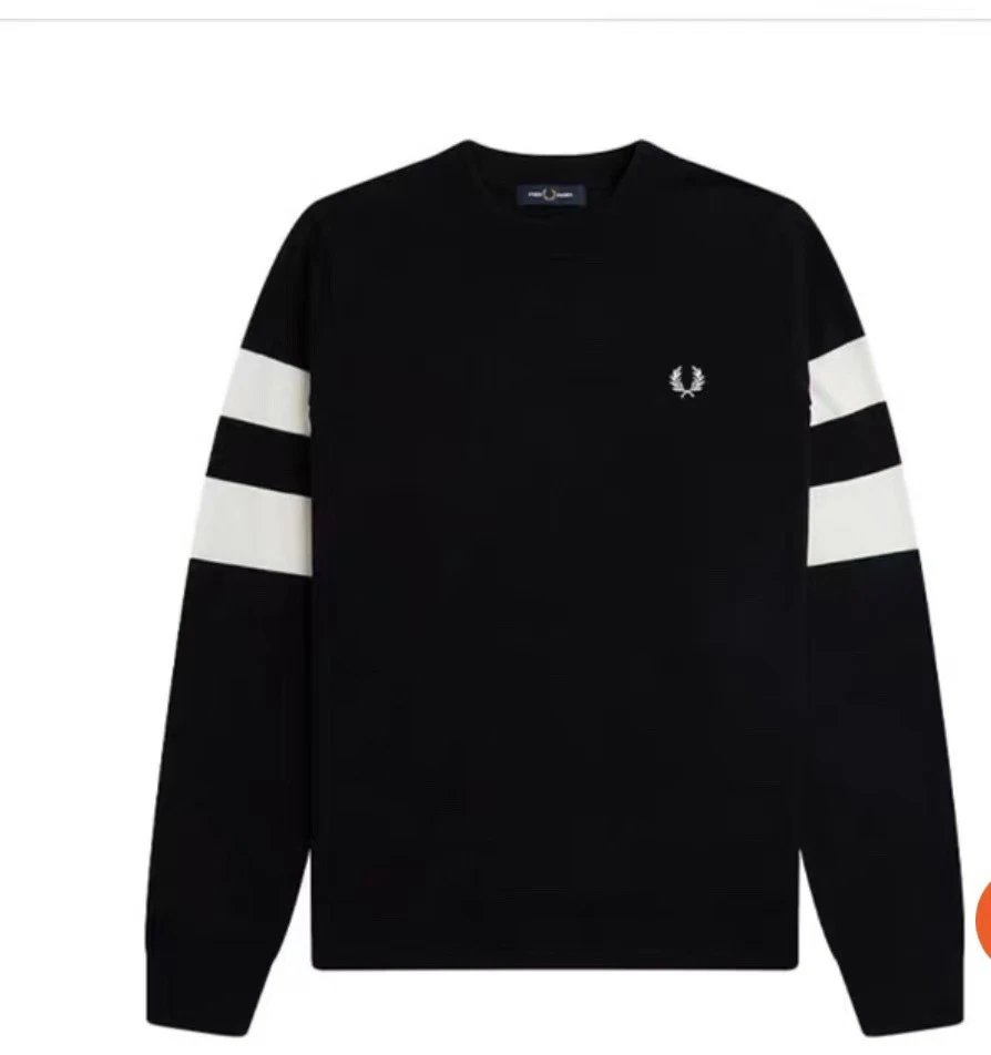Black Sleeves with Double White