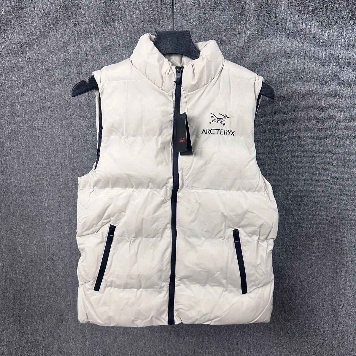 Down Vest, White