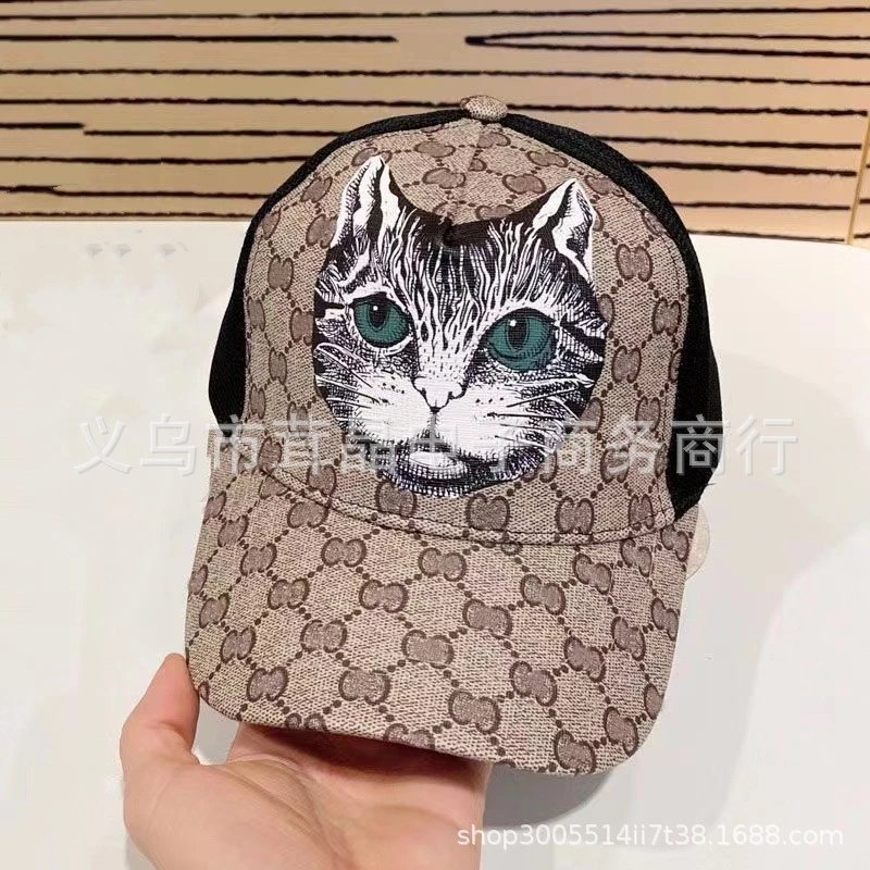 Unbranded Hats Distressed Mesh-Back Printed Baseball Cap — 022