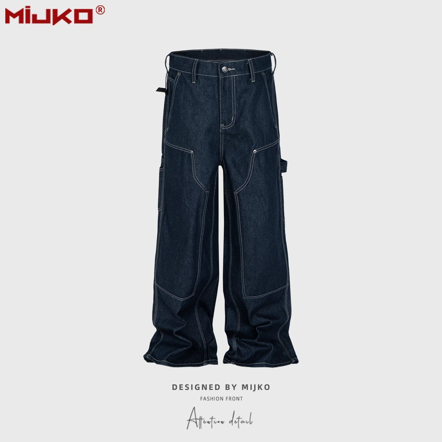 Deconstructed Splice Denim Jeans photo 2