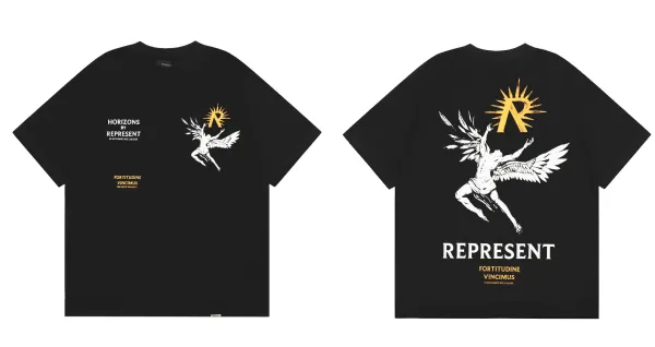Represent Horizons T-Shirt Black - 1