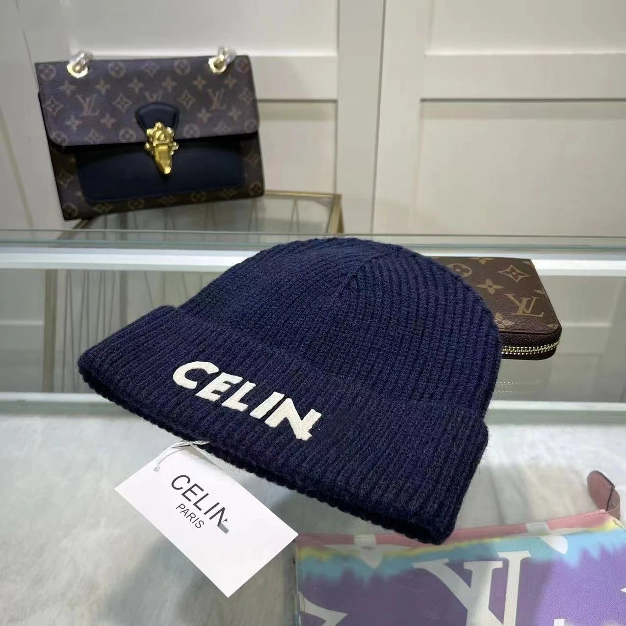 Knit Letter Beanie photo 6