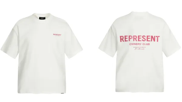 Represent Owners' Club Oversized T-Shirt White - 1