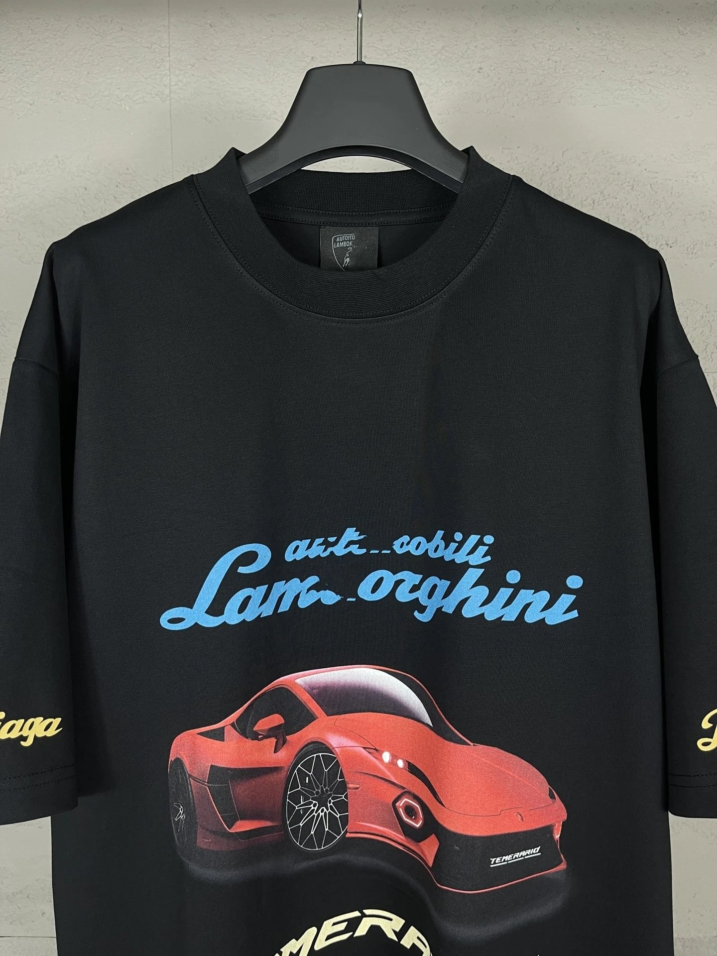 Large Logo Icon Print Embroidery T-Shirt photo 8