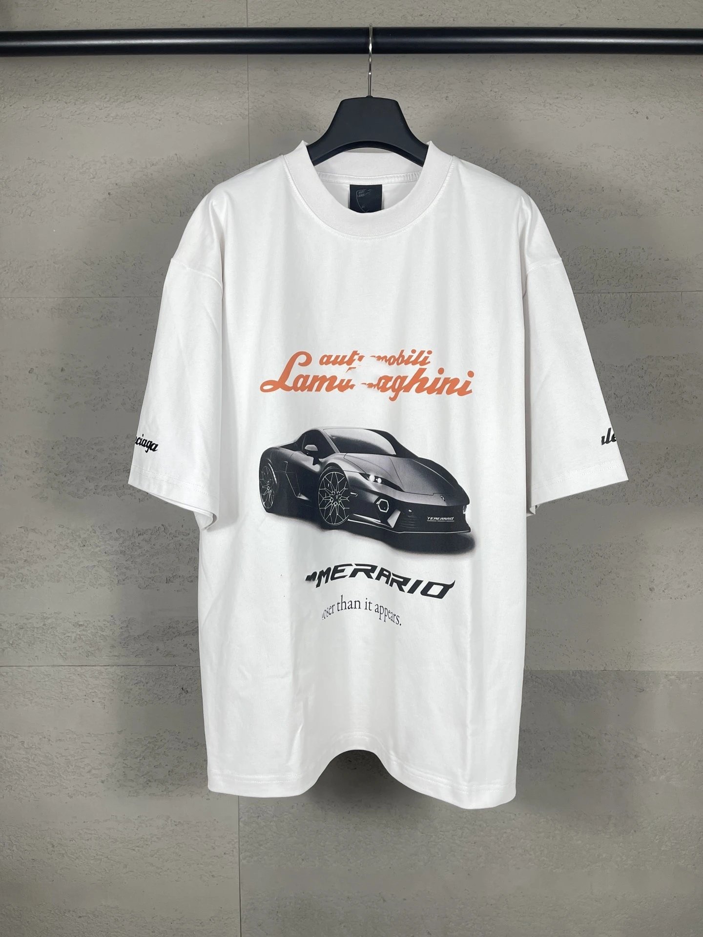 Large Logo Icon Print Embroidery T-Shirt photo 3