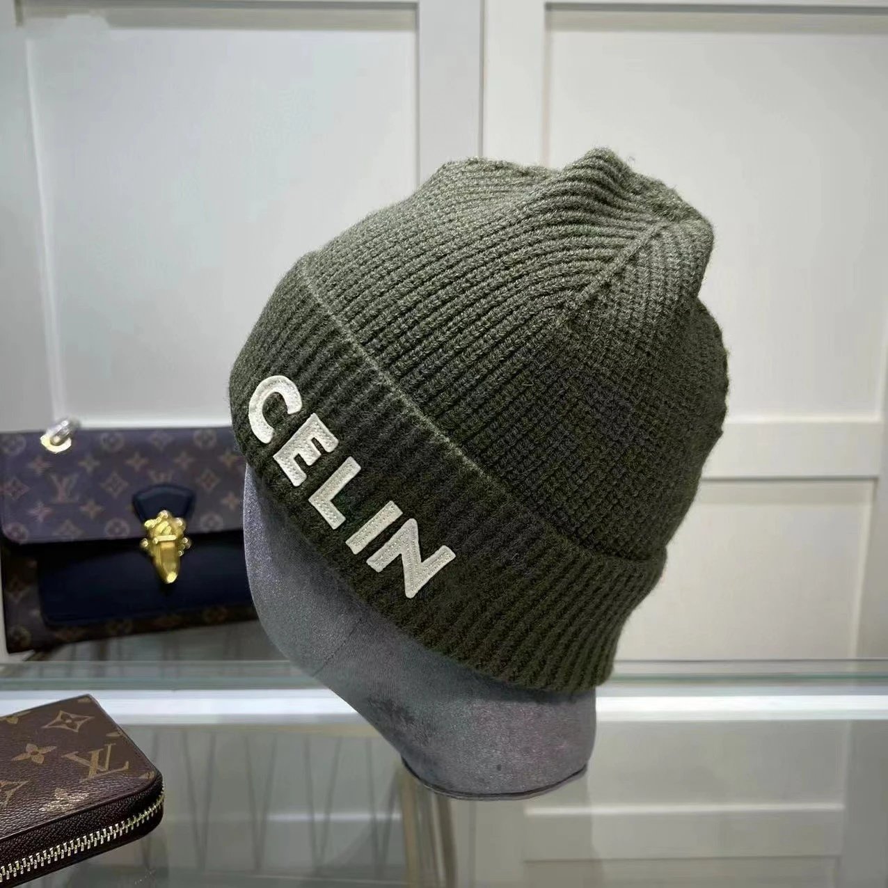 Knit Letter Beanie photo 5