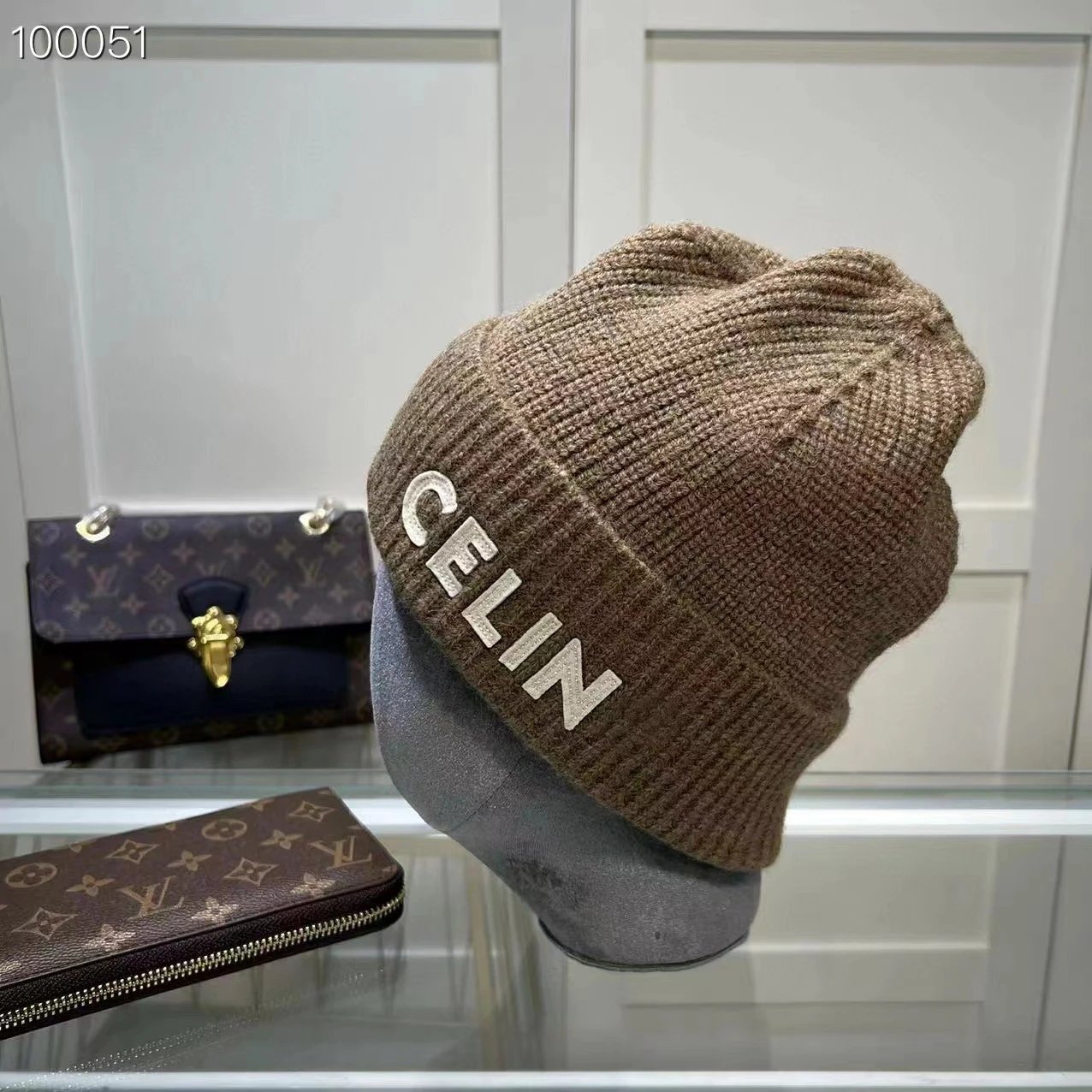 Knit Letter Beanie photo 7