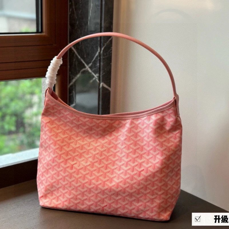 Goyard Shoulder Bags Monogram Hobo — Pink
