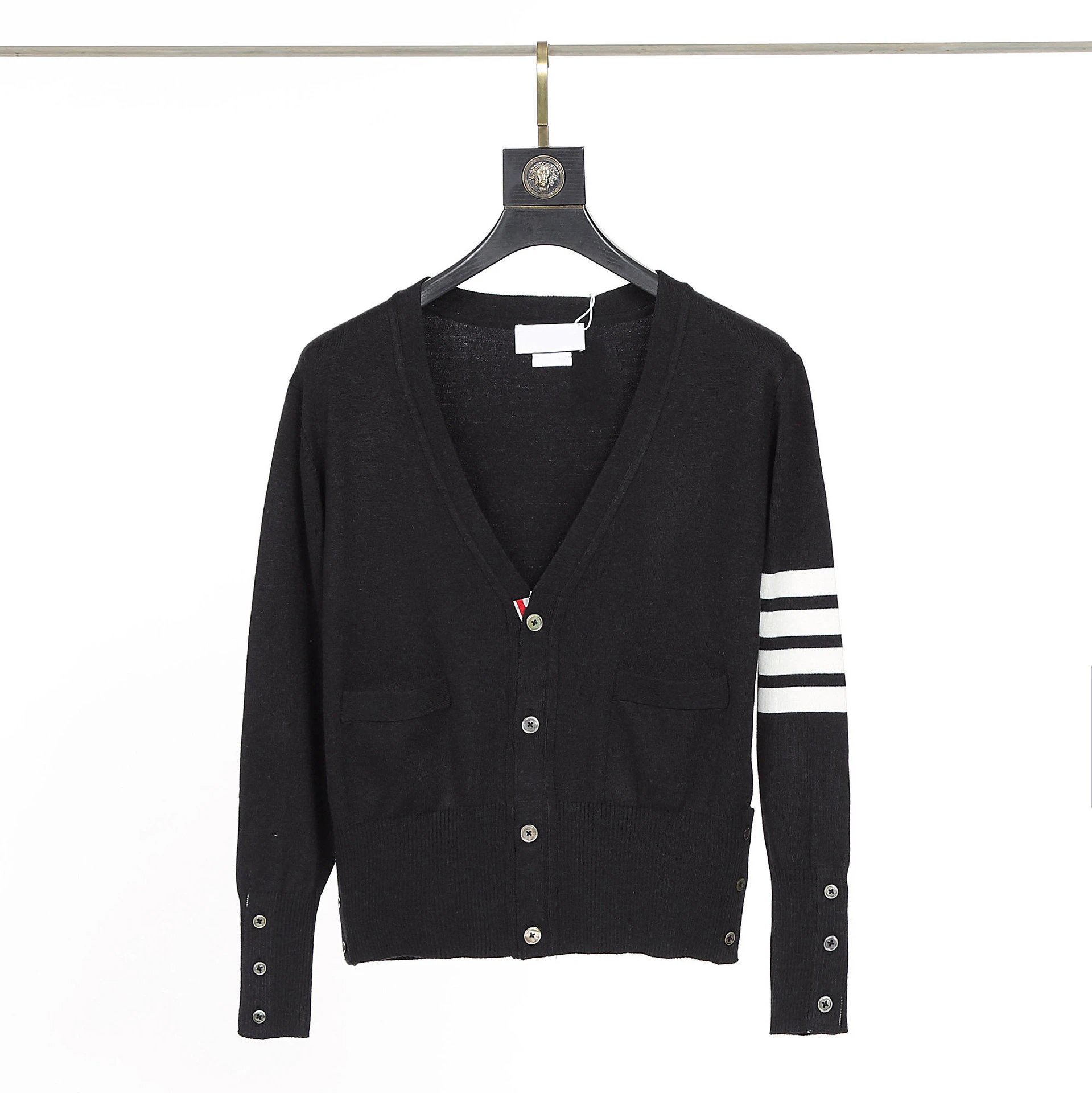 Striped Wool Knit Cardigan photo 2