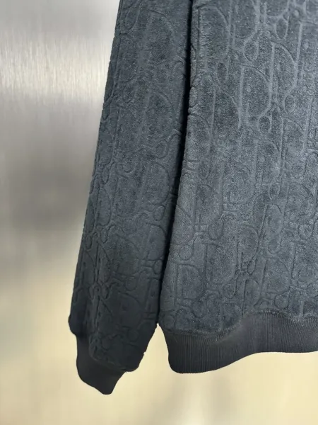 Dior Oblique Embossed Hoodie White - 7