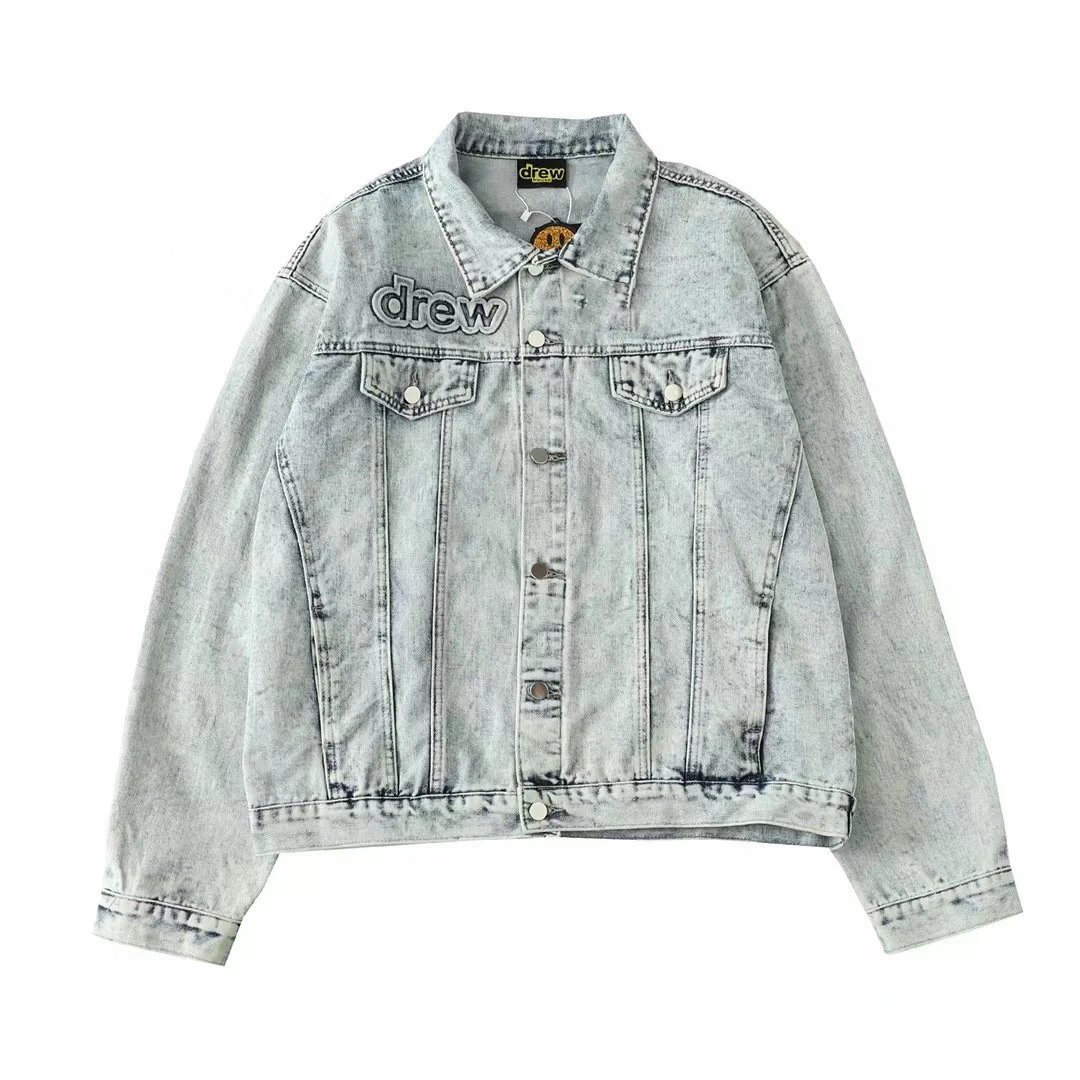 Smiley Washed Denim Jacket photo 5