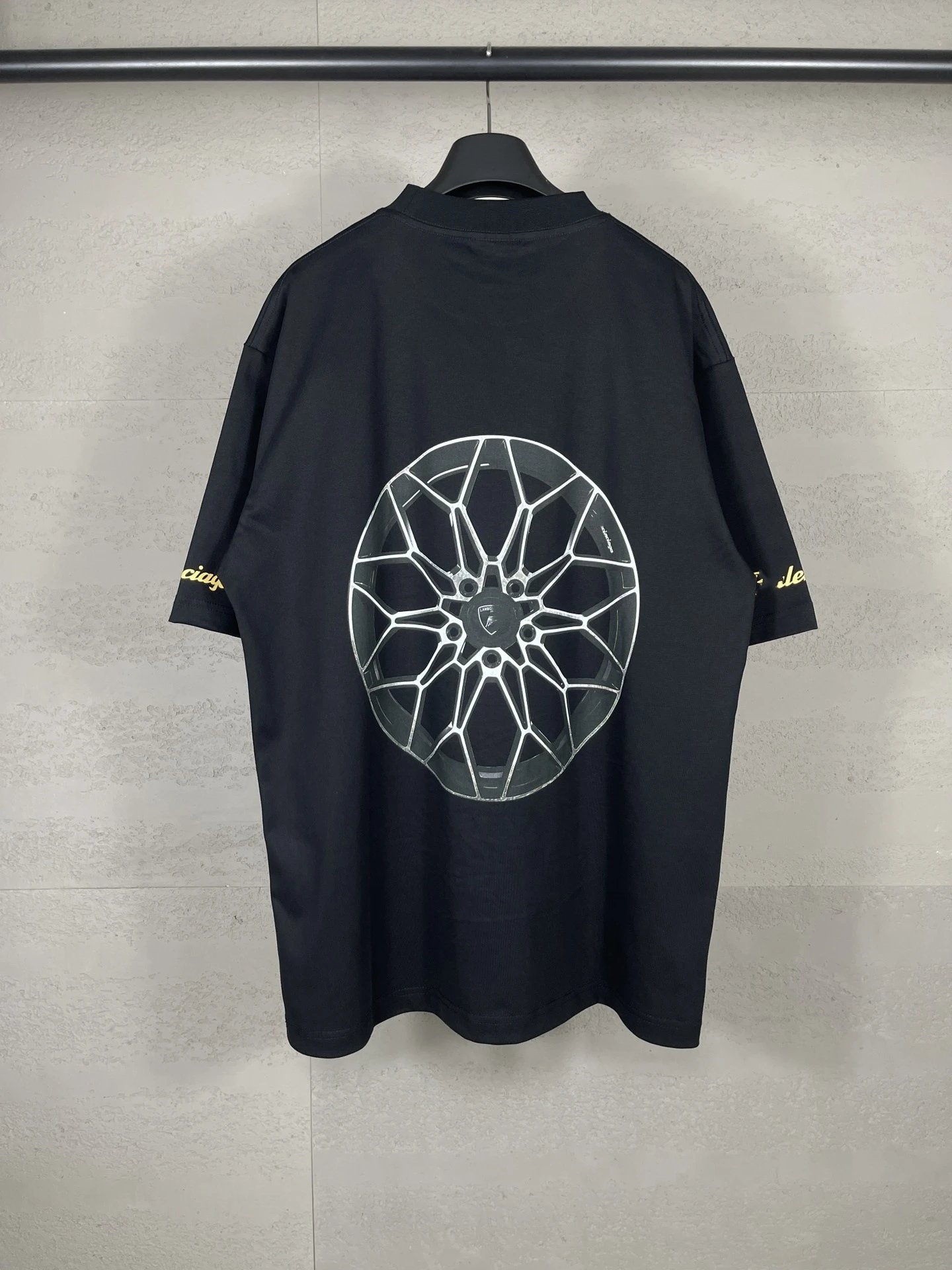 Large Logo Icon Print Embroidery T-Shirt photo 6