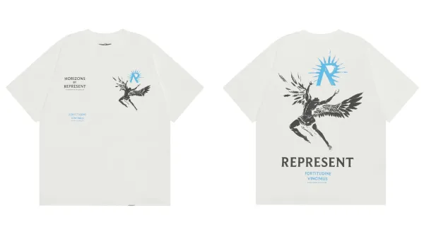 Represent Horizons T-Shirt Off-White - 1