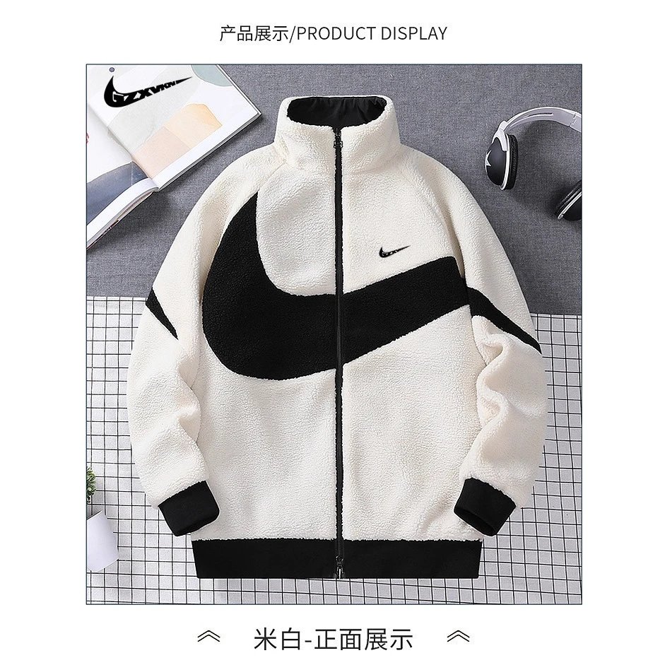 Double-Sided Lamb Wool Puffer Jacket