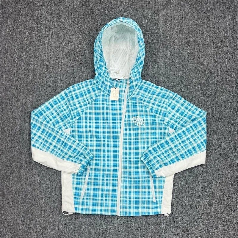Plaid Hooded Windbreaker Jacket photo 5