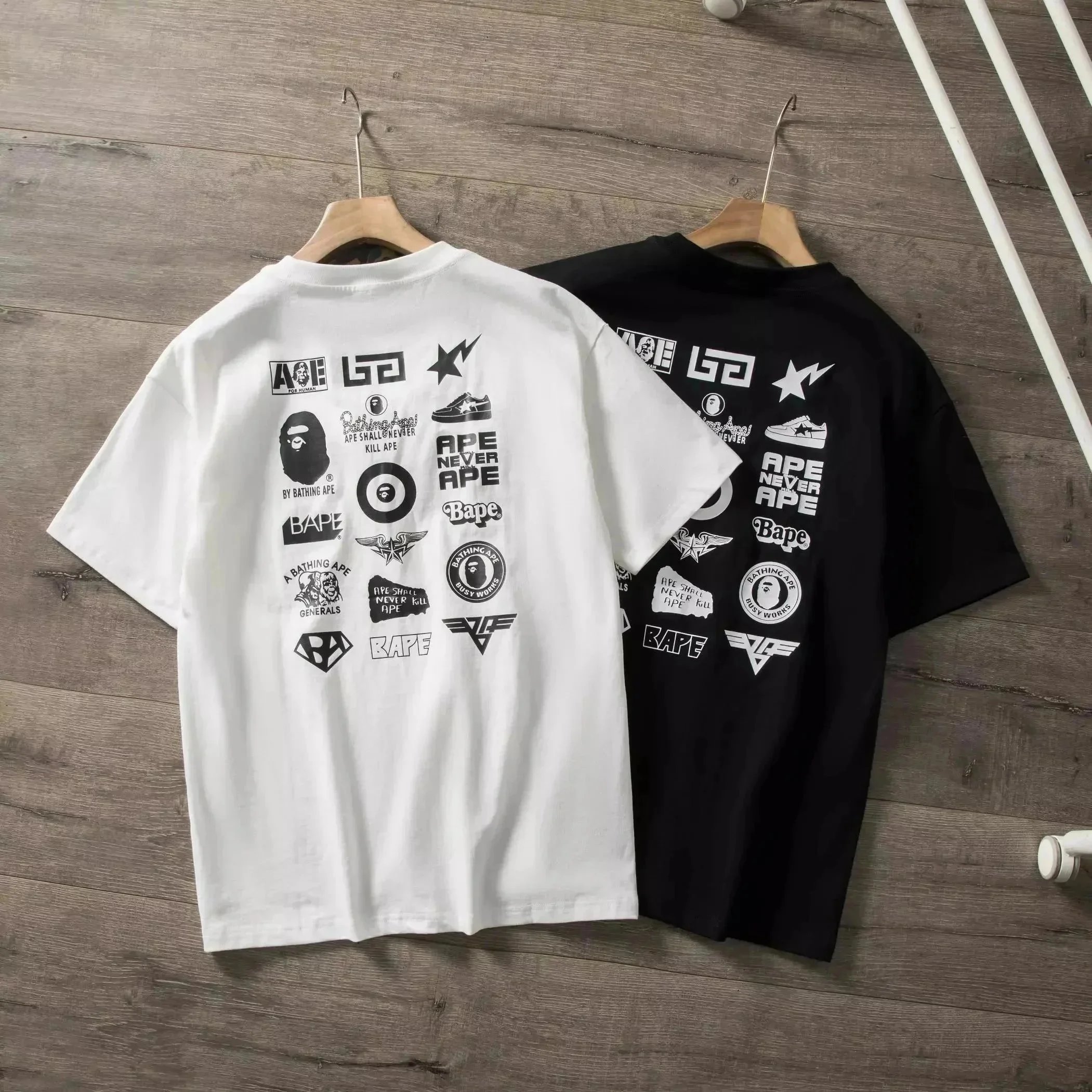 Ape Back Print Logo T-Shirt photo 2