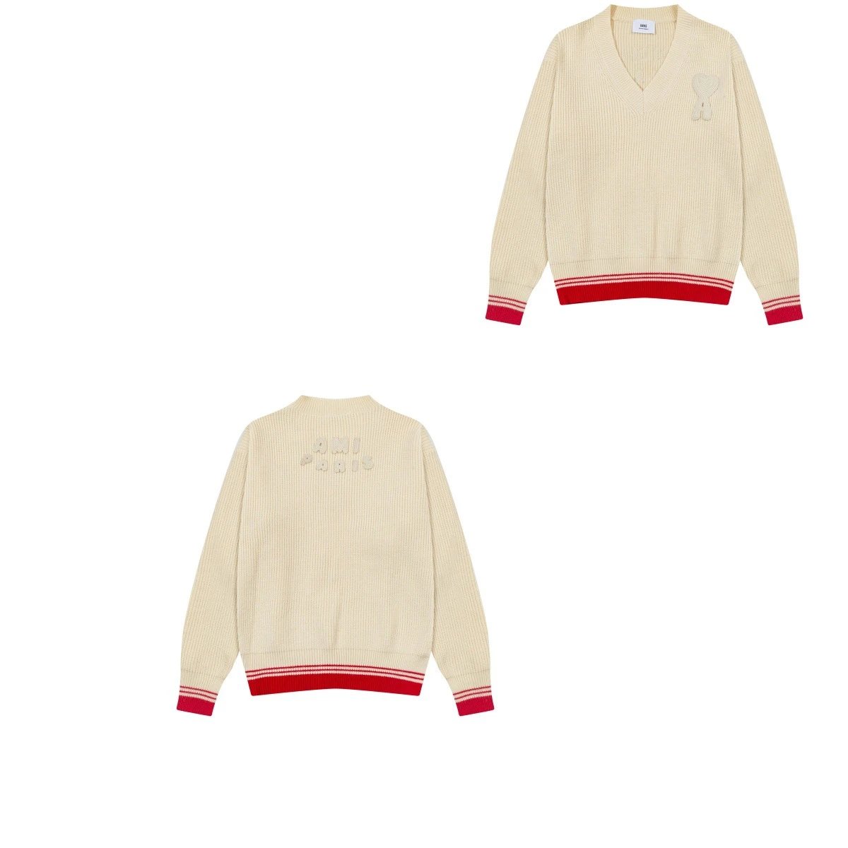 CLAMS Heart Letter Knit Cardigan photo 3