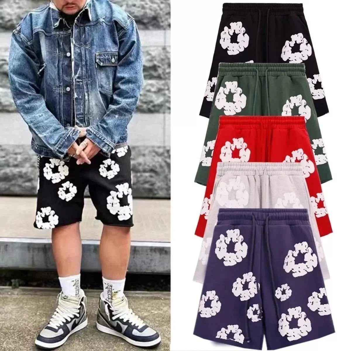 Cotton Wreath Sweatsuit Shorts photo 7