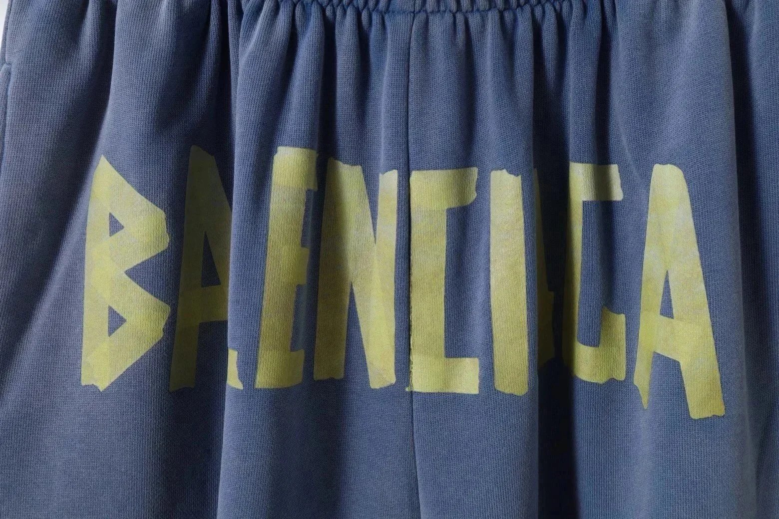 Washed Letter Logo Casual Shorts Relaxed Fit photo 8