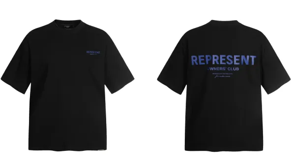 Represent Owners' Club Black Oversized T-Shirt - 1