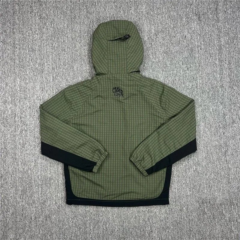 Plaid Hooded Windbreaker Jacket photo 8