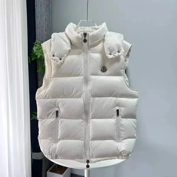 Moncler Maya Vest White Down Vest - 1