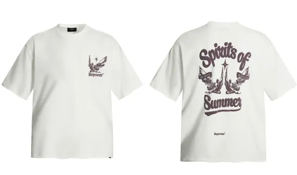 Represent Spirits of Summer Graphic T-Shirt White - 1
