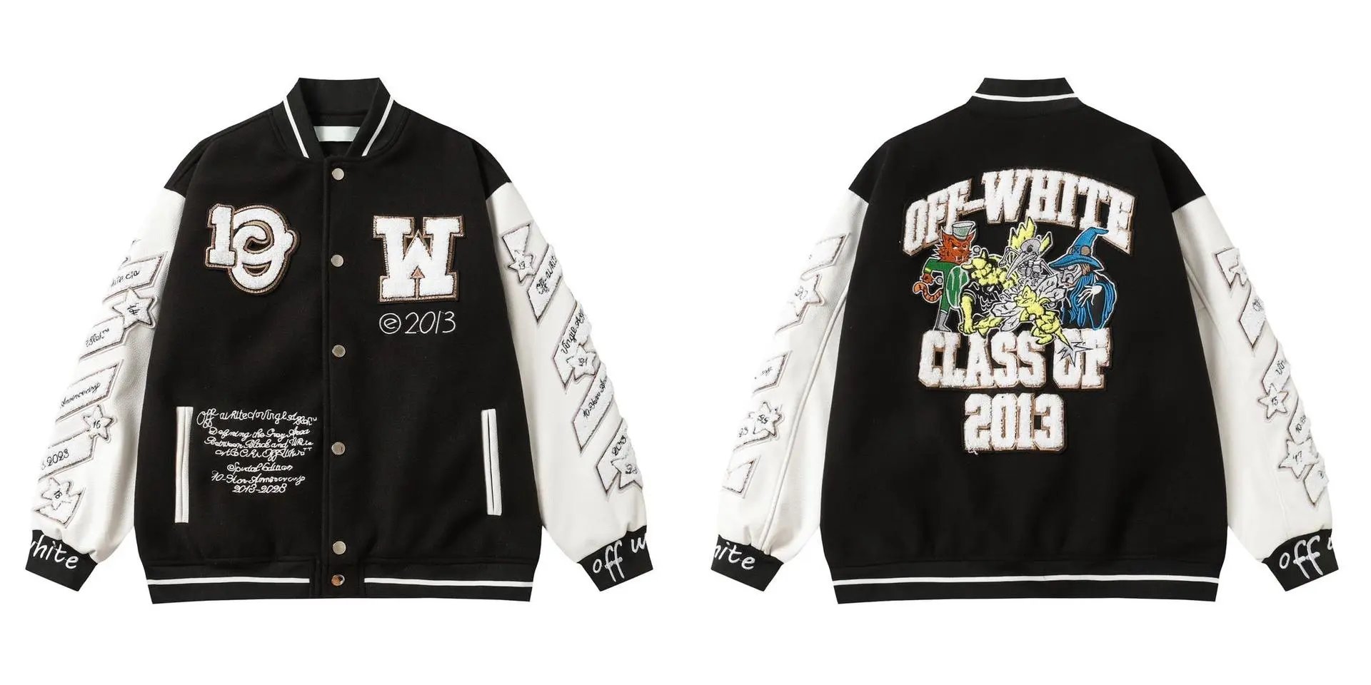 Logo Embroidery Baseball Jacket photo 4