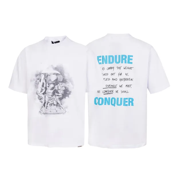 Design Endure Conquer Graphic T-Shirt White - 1