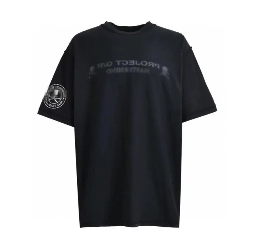 Wash Vintage Cross Print T-Shirt photo 8