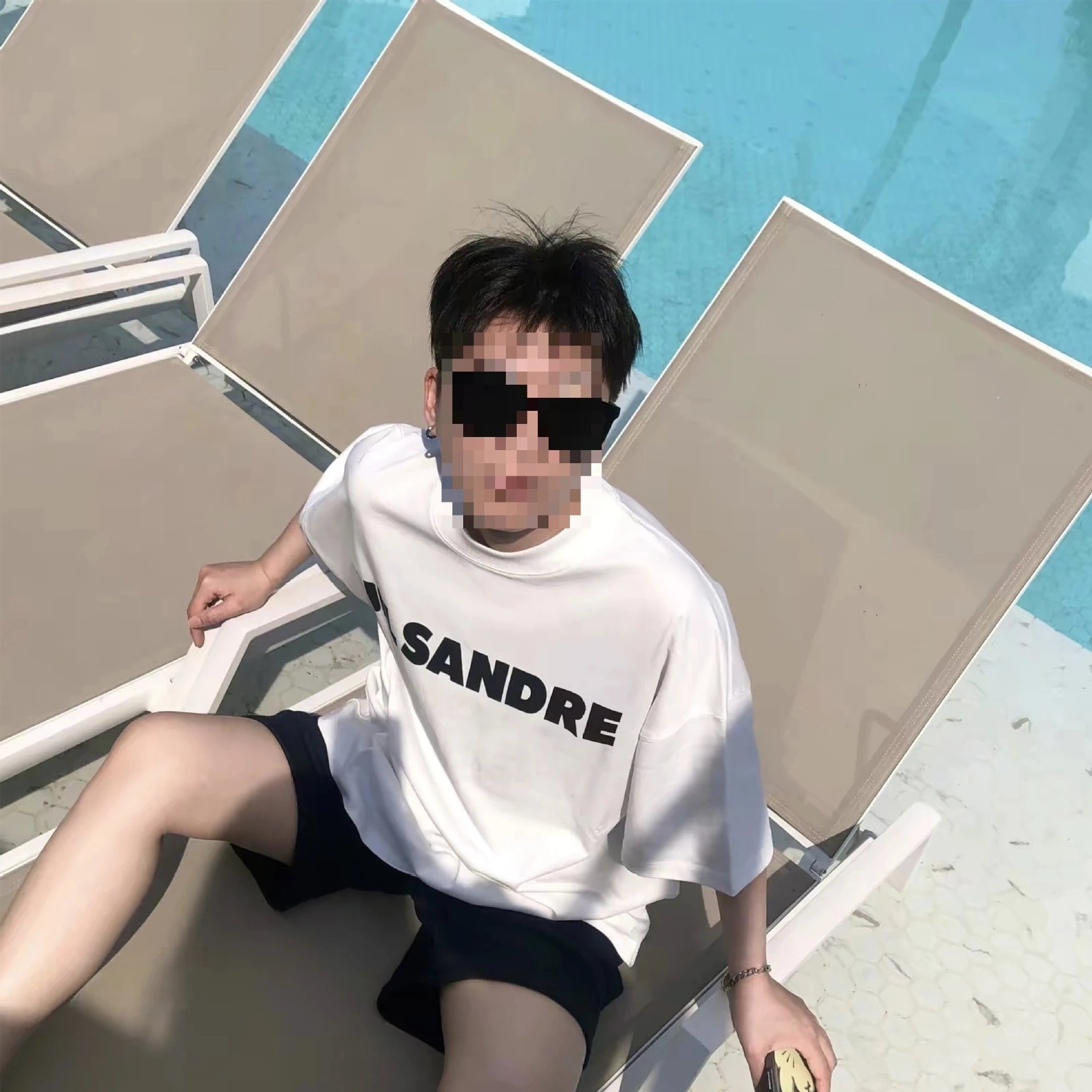 JIL Minimalist White Letter T-Shirt photo 6