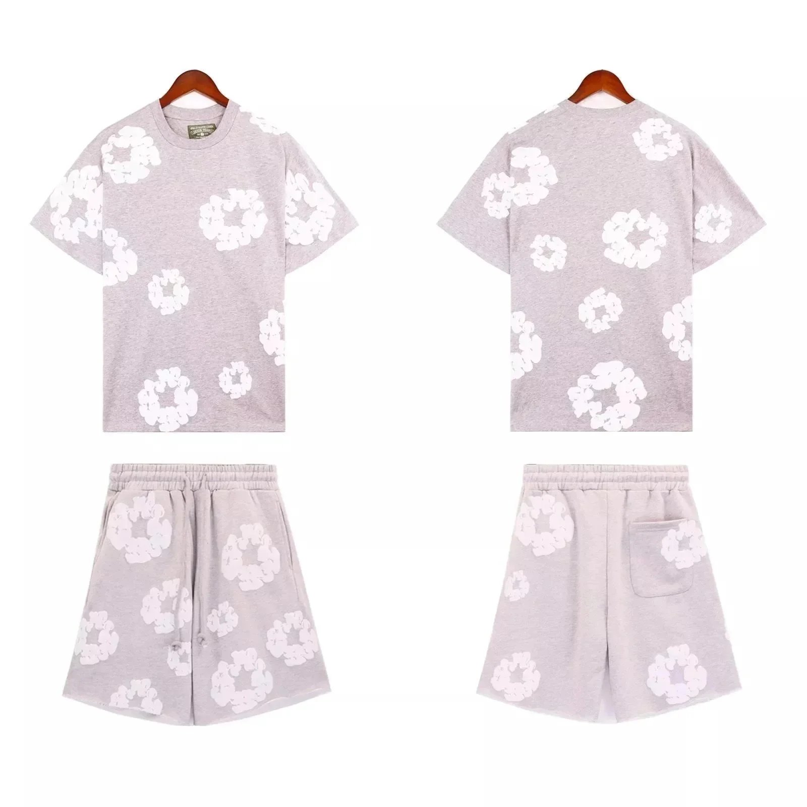 Cotton Wreath Sweatsuit Short Set photo 3