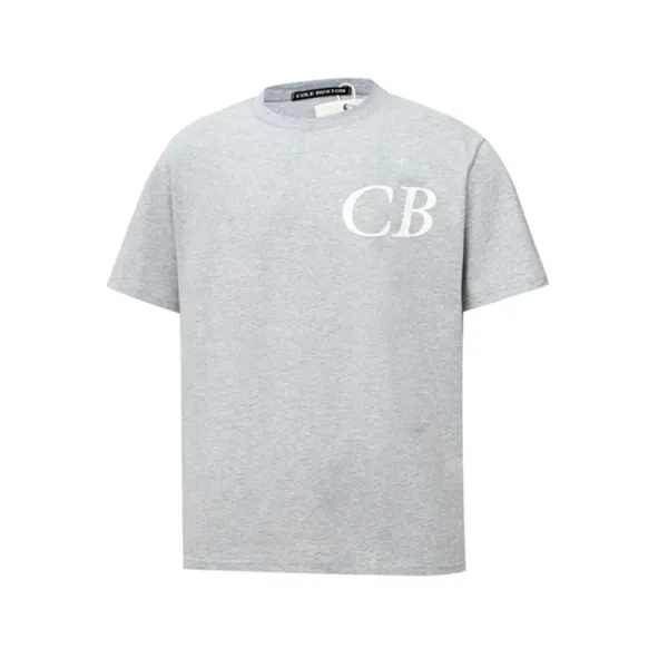 Cole Buxton CB Logo Graphic T-Shirt Gray - 1