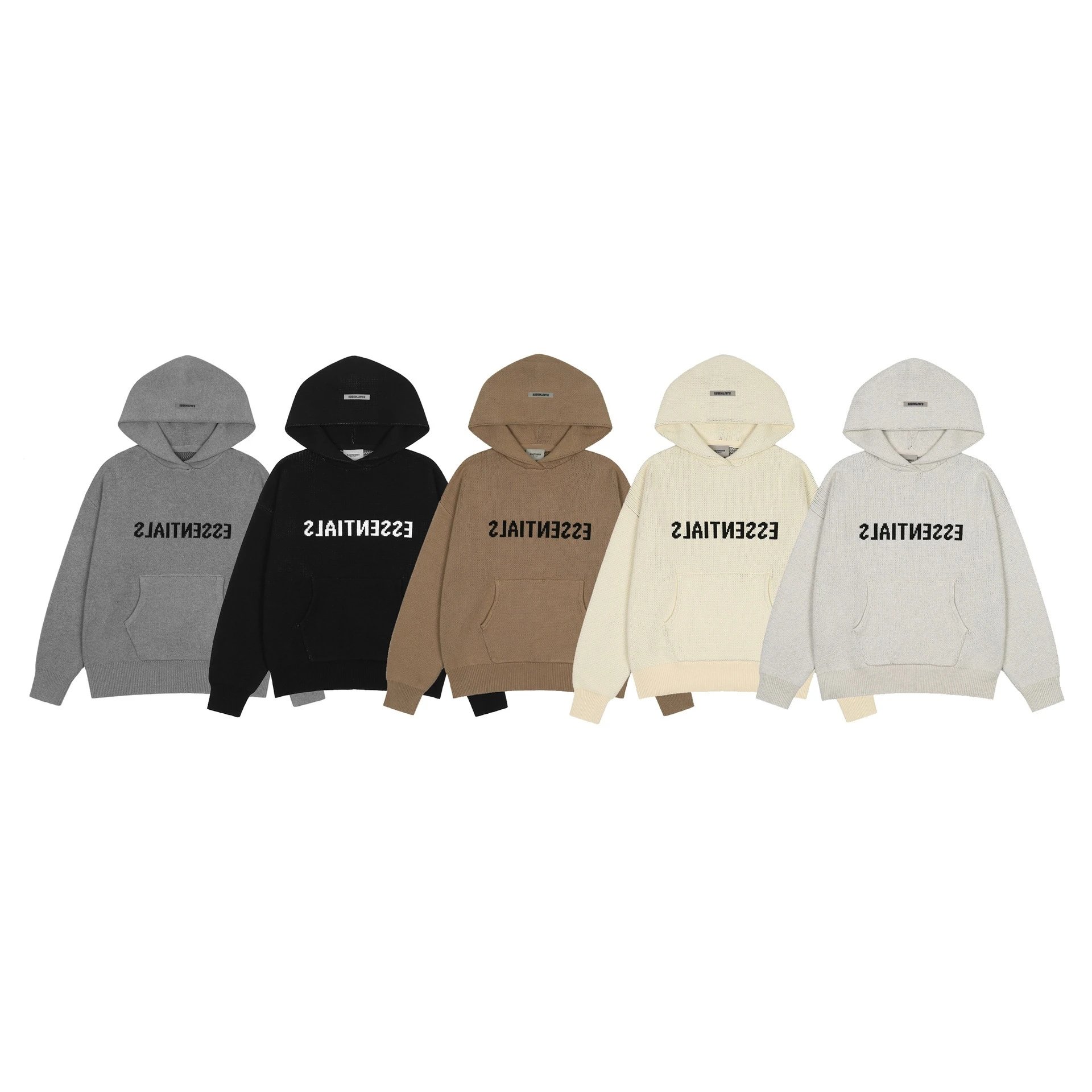 Letter Embroidered Knit Sweater