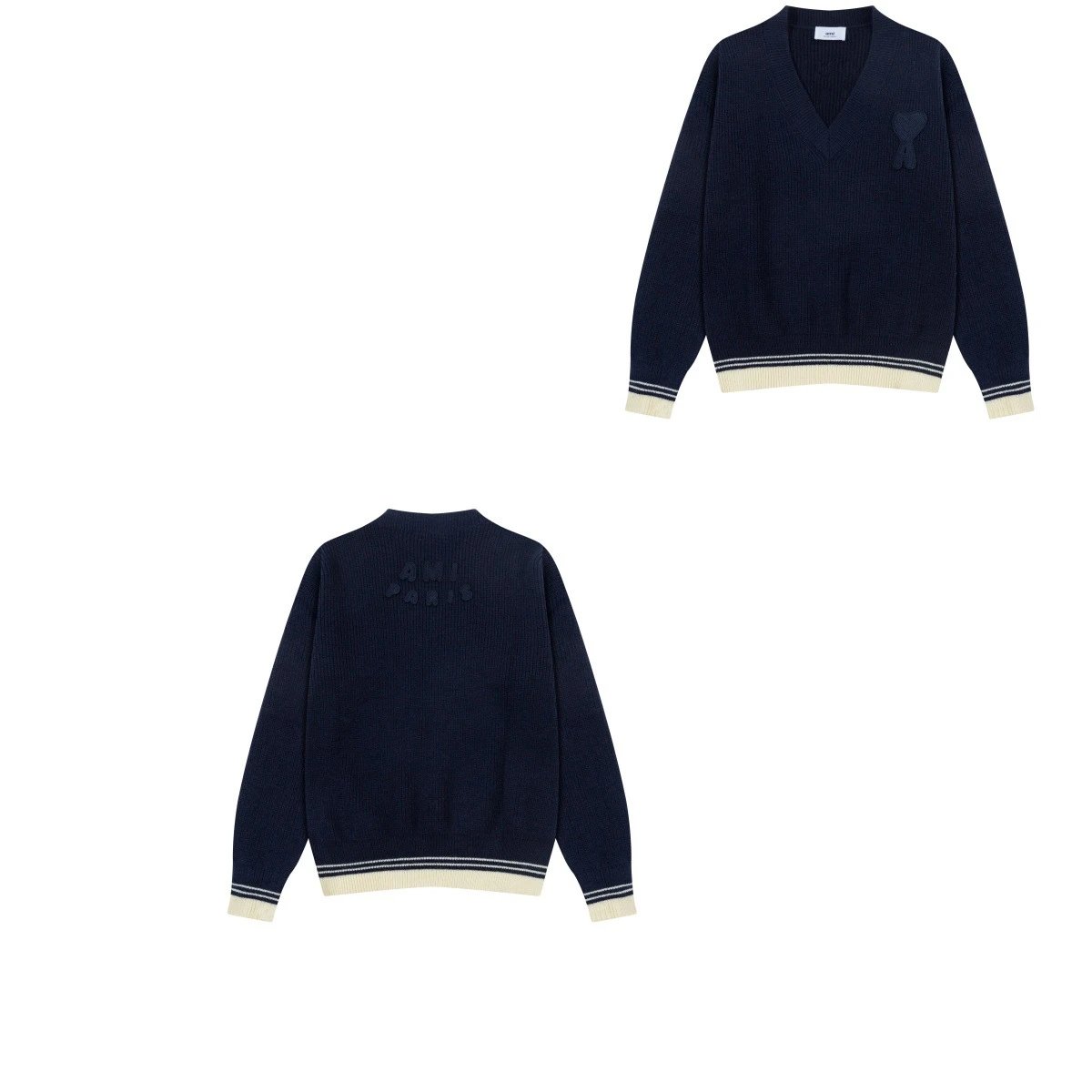CLAMS Heart Letter Knit Cardigan photo 2