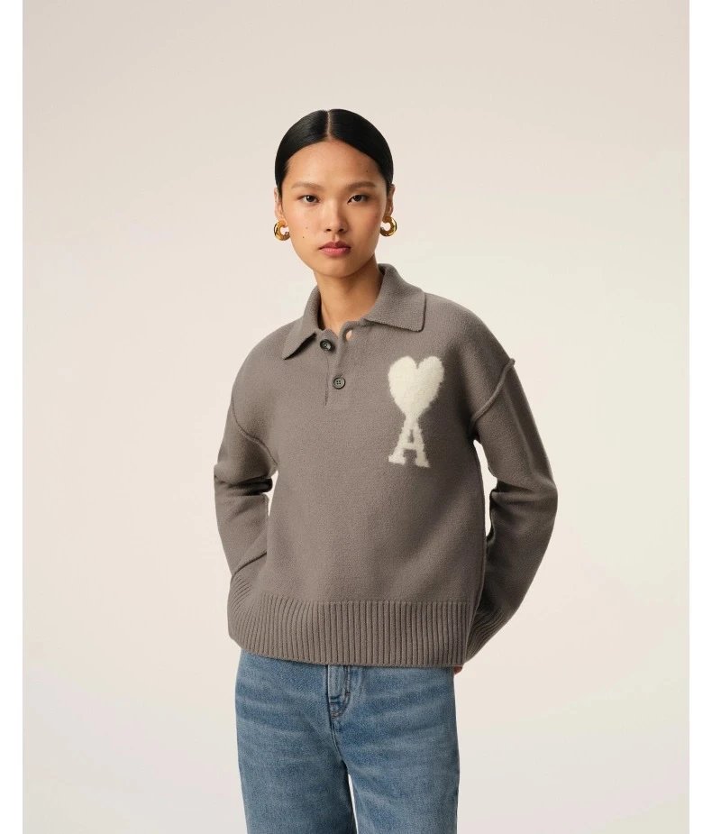 CLAMS Heart Letter Knit Cardigan photo 8