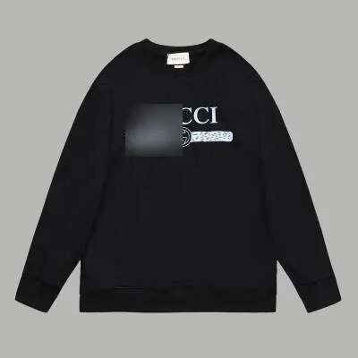 Gucci GG Marmont Graphic Print Black Hoodie - 1