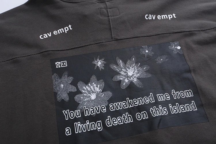 Abstract Flower Print Hoodie photo 8