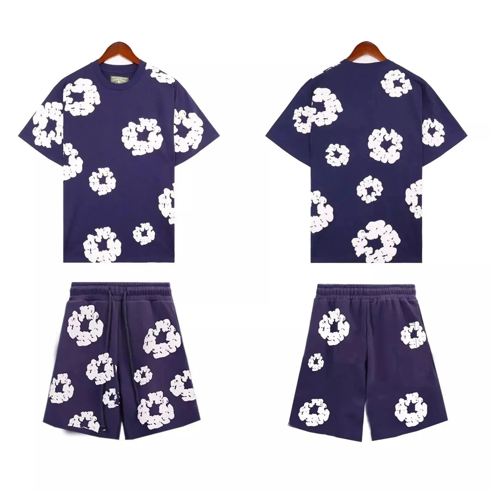 Cotton Wreath Sweatsuit Short Set photo 4