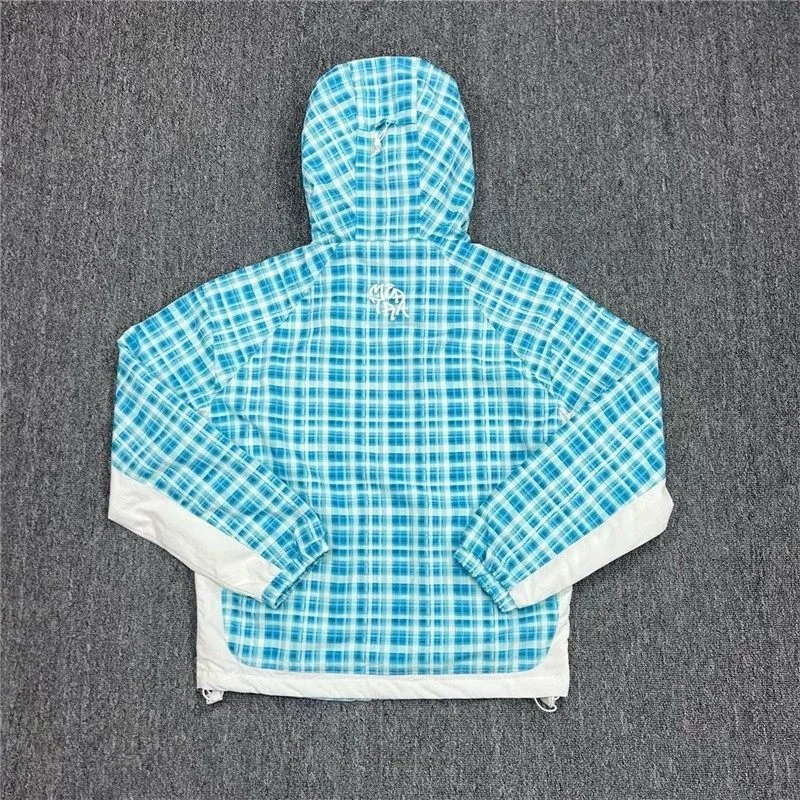 Plaid Hooded Windbreaker Jacket photo 6