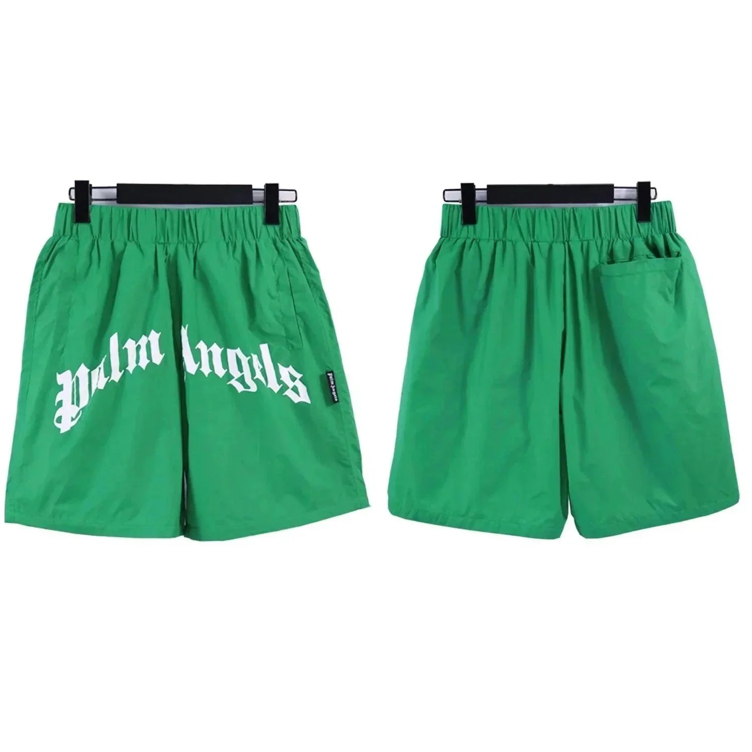 Letter Drawstring Reflective Shorts photo 4